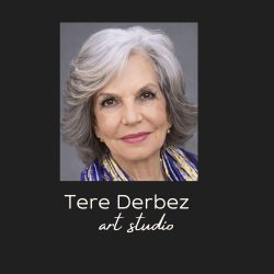 black white modern art studio logo